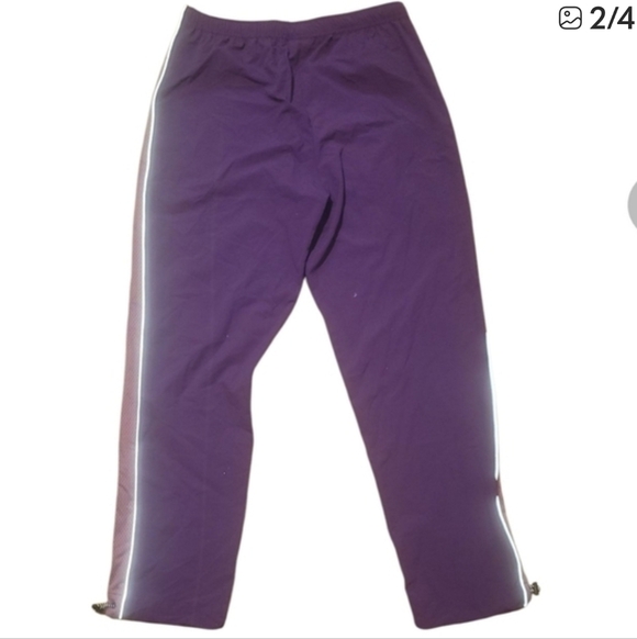Guess Sport Purple “Love Potion” Reflective Tracksuit Set Jacket Pants Small nwt - Picture 9 of 10